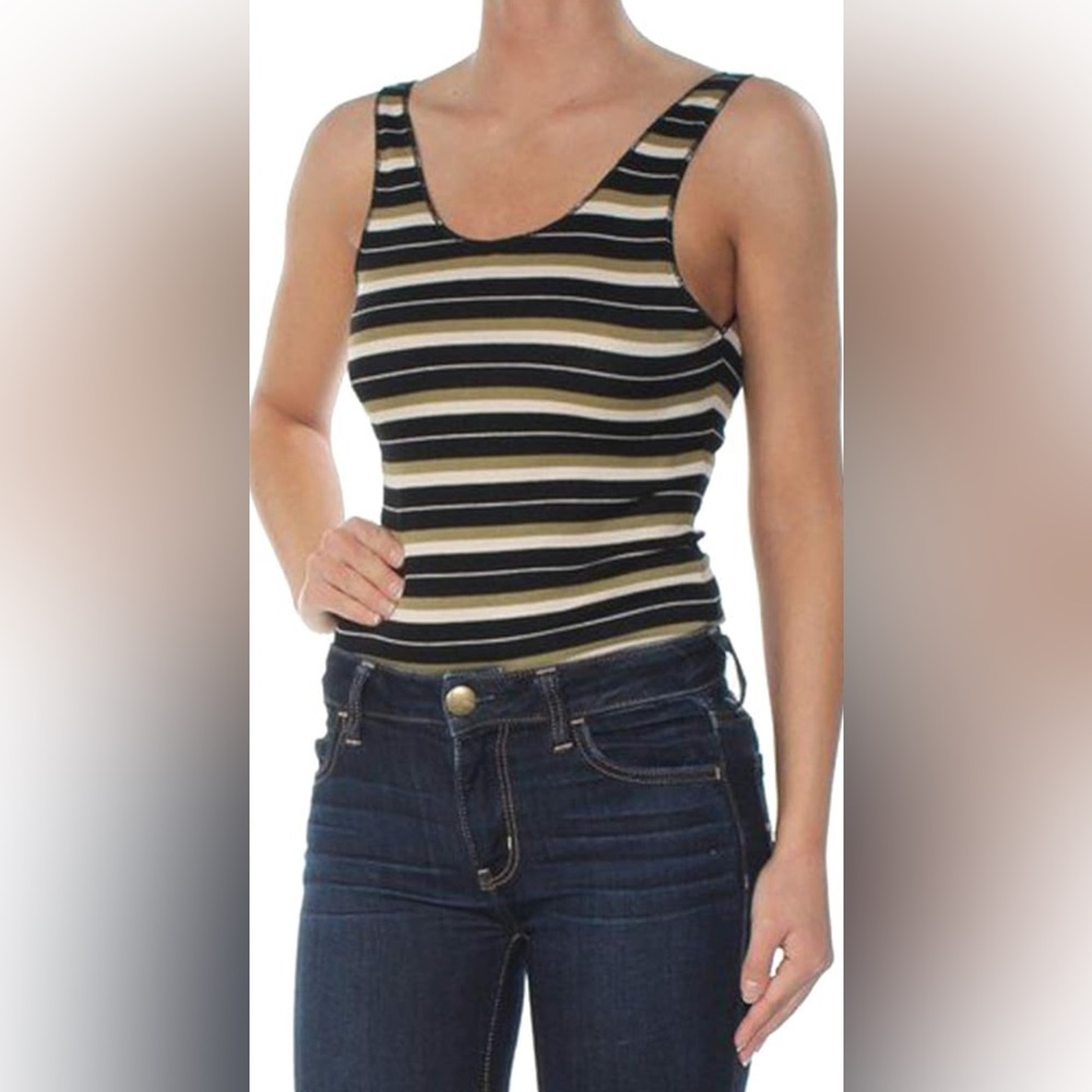 Free People striped bodysuit size Large